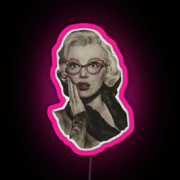 Marilyn Monroe RGB Neon Sign