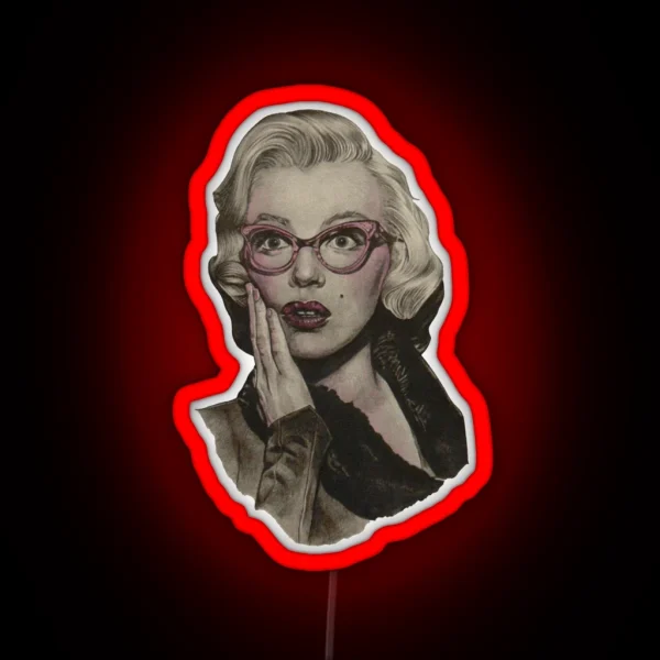 Marilyn Monroe RGB Neon Sign