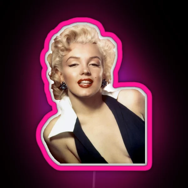 Marilyn Monroe RGB Neon Sign