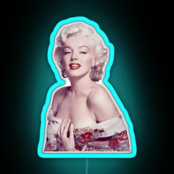Marilyn Monroe RGB Neon Sign