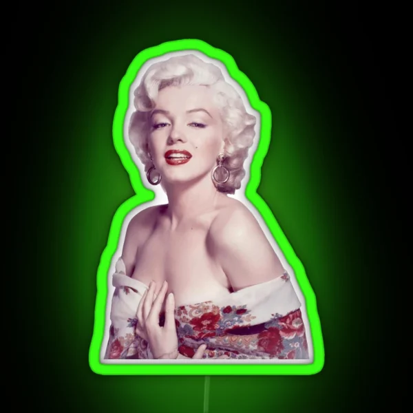 Marilyn Monroe RGB Neon Sign