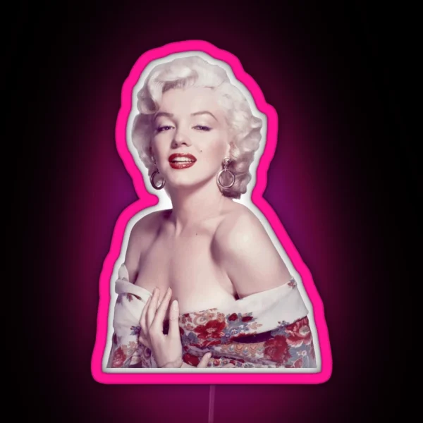 Marilyn Monroe RGB Neon Sign
