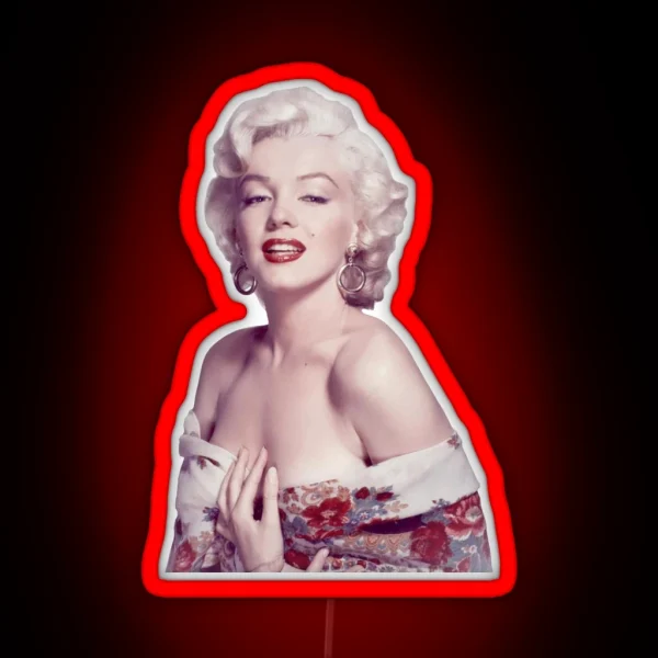 Marilyn Monroe RGB Neon Sign