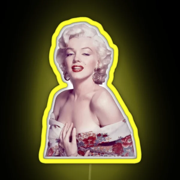 Marilyn Monroe RGB Neon Sign