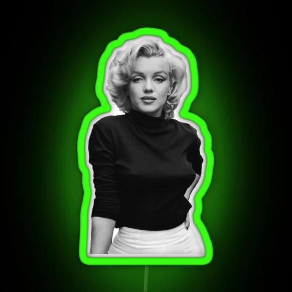 Marilyn Monroe Vintage Graphic RGB Neon Sign