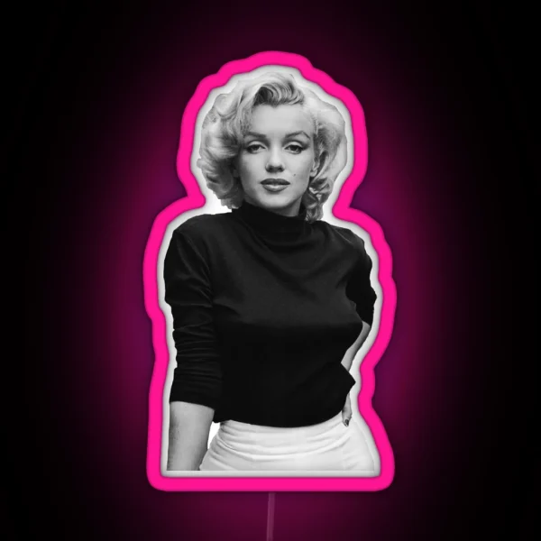 Marilyn Monroe Vintage Graphic RGB Neon Sign