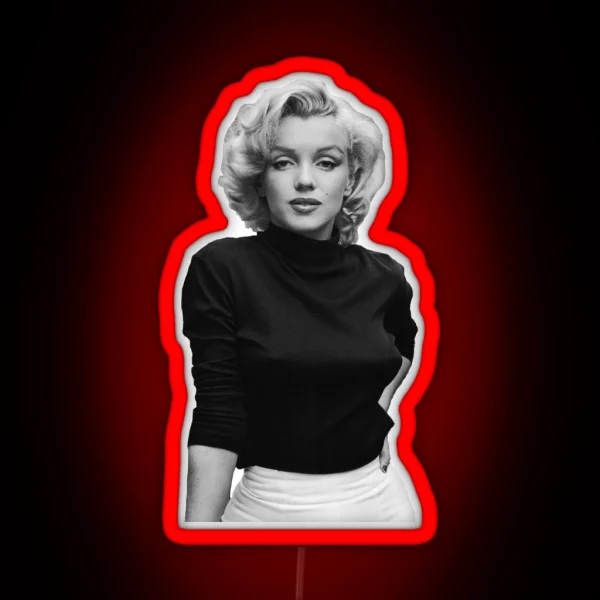Marilyn Monroe Vintage Graphic RGB Neon Sign