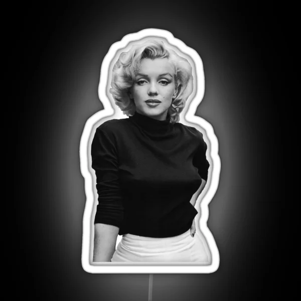 Marilyn Monroe Vintage Graphic RGB Neon Sign