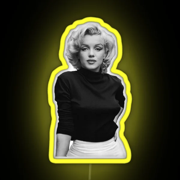 Marilyn Monroe Vintage Graphic RGB Neon Sign