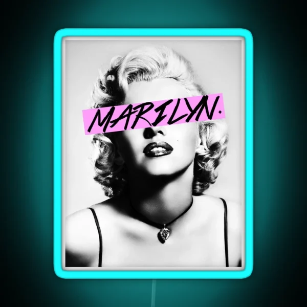 Marilyn RGB Neon Sign