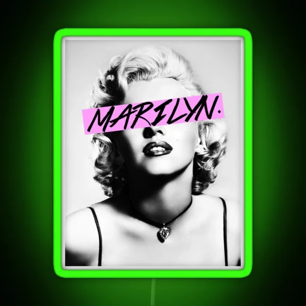 Marilyn RGB Neon Sign