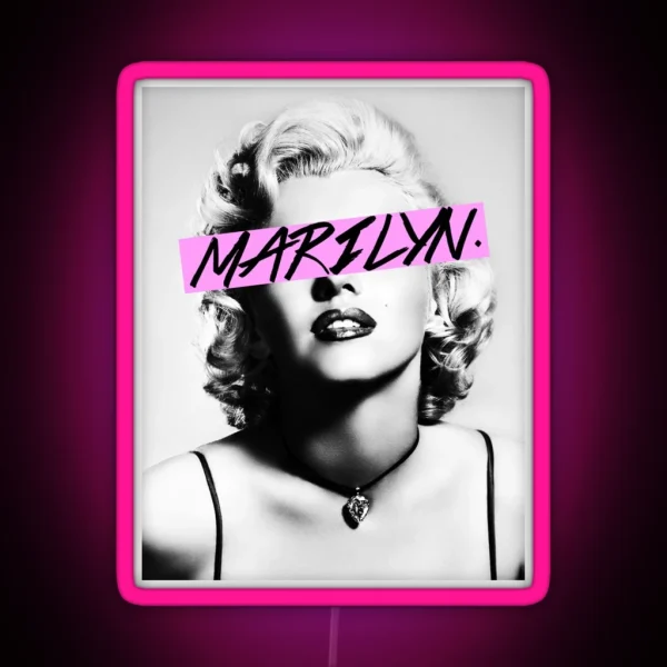 Marilyn RGB Neon Sign