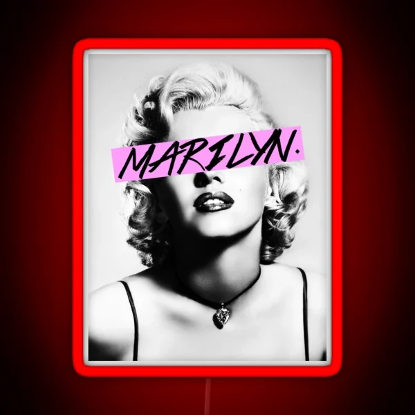 Marilyn RGB Neon Sign