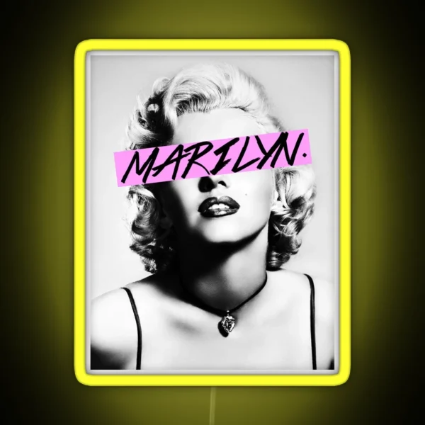 Marilyn RGB Neon Sign