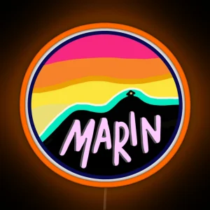 Marin County RGB Neon Sign