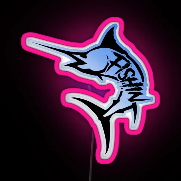 Marlin Fishin RGB Neon Sign