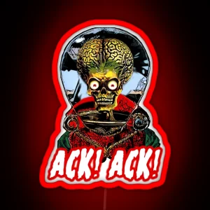 Mars Attacks RGB Neon Sign