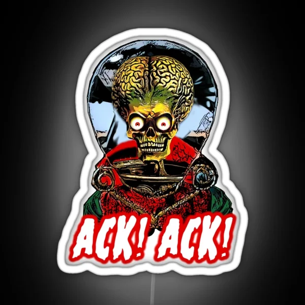 Mars Attacks RGB Neon Sign