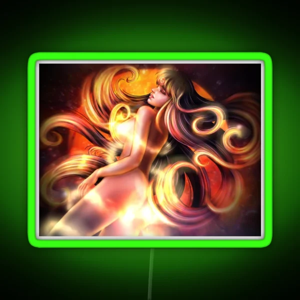 Mars Goddess RGB Neon Sign
