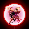 RGB Mars Power Neon Sign in Red