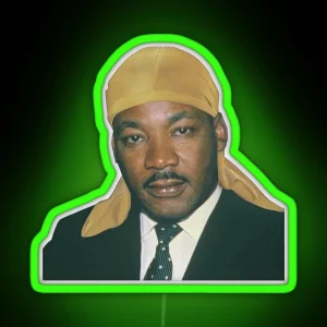 Martin Luther King RGB Neon Sign