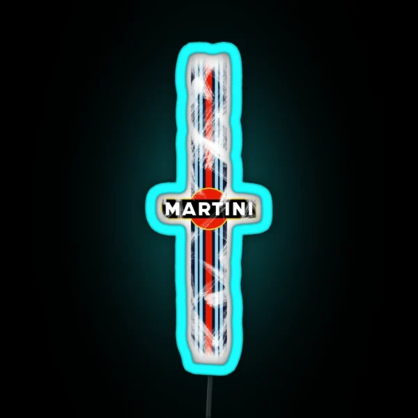 Martini Racing Track Day RGB Neon Sign