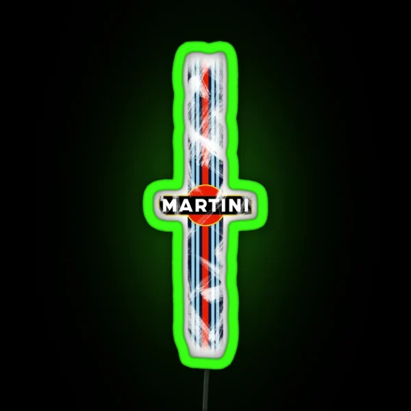 Martini Racing Track Day RGB Neon Sign