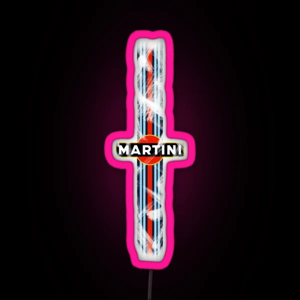 Martini Racing Track Day RGB Neon Sign