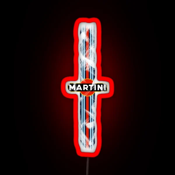 Martini Racing Track Day RGB Neon Sign