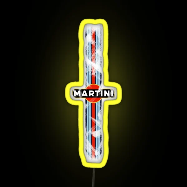 Martini Racing Track Day RGB Neon Sign