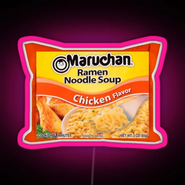 Maruchan Ramen Chicken Flavor RGB Neon Sign