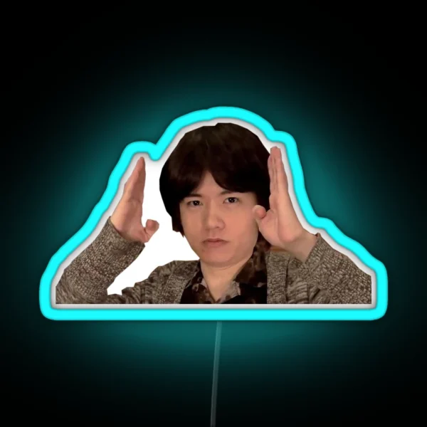 Masahiro Sakurai RGB Neon Sign