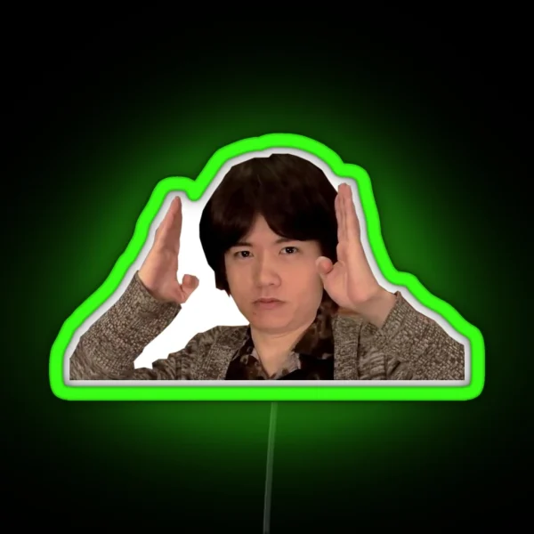Masahiro Sakurai RGB Neon Sign
