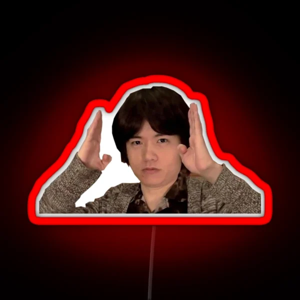 Masahiro Sakurai RGB Neon Sign