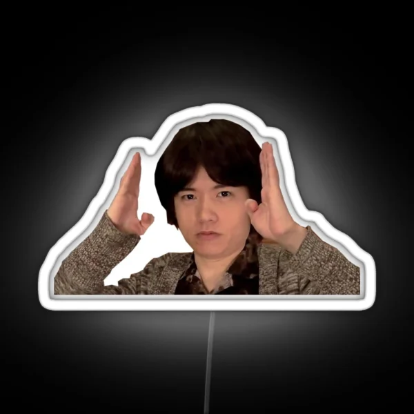Masahiro Sakurai RGB Neon Sign