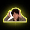 Neon RGB Sign featuring masahiro-sakurai in vibrant yellow