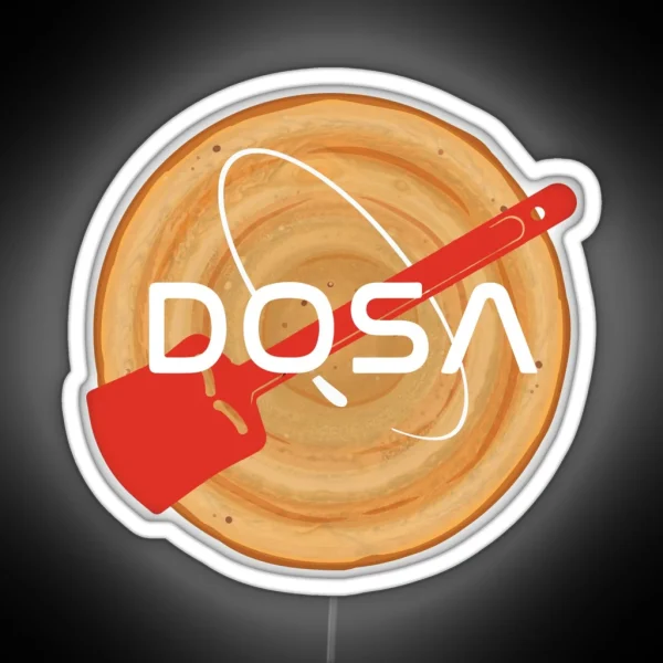 Masala Dosa Idli South Indian Desi Food RGB Neon Sign