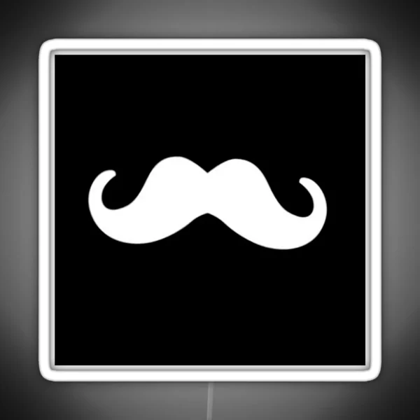 Mask Moustaches RGB Neon Sign
