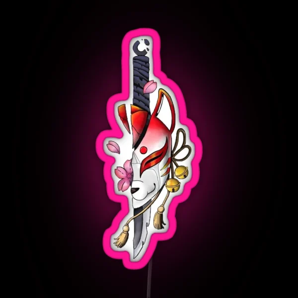 Masked Blade RGB Neon Sign