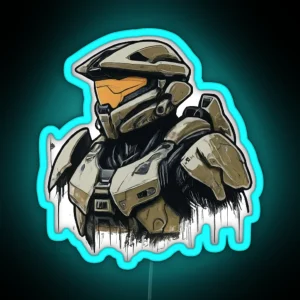 Master Chief RGB Neon Sign