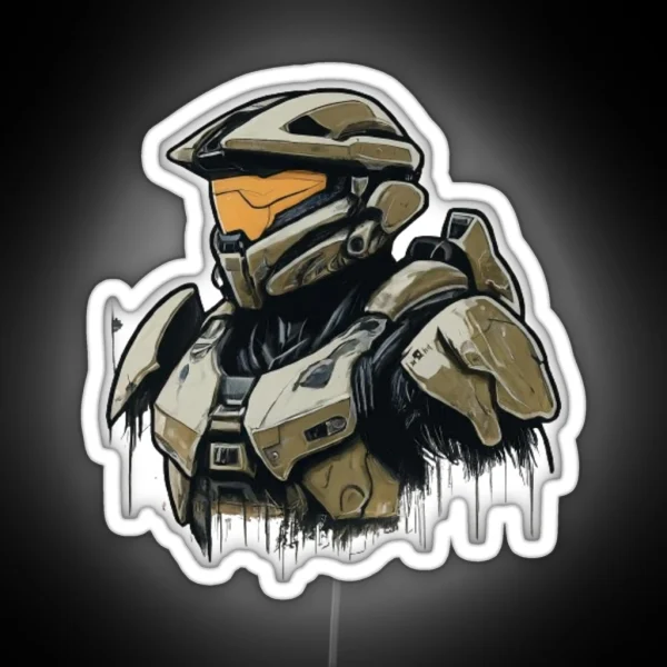 Master Chief RGB Neon Sign