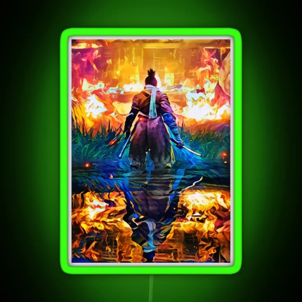 Master Fire Sekiro RGB Neon Sign