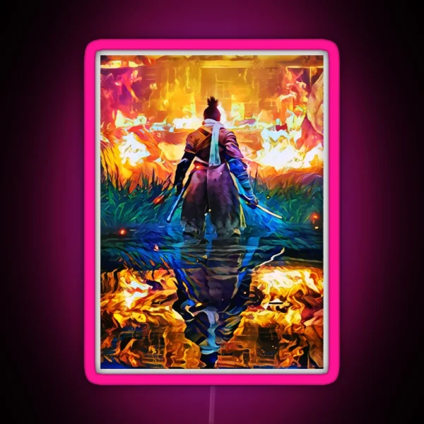 Master Fire Sekiro RGB Neon Sign
