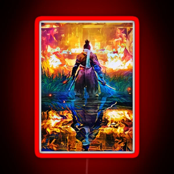 Master Fire Sekiro RGB Neon Sign