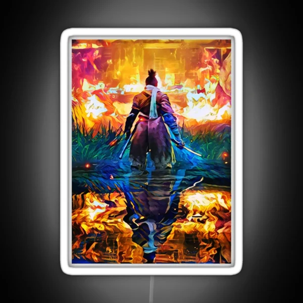 Master Fire Sekiro RGB Neon Sign