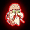 master roshi anime funny rgb neon sign 30540 red