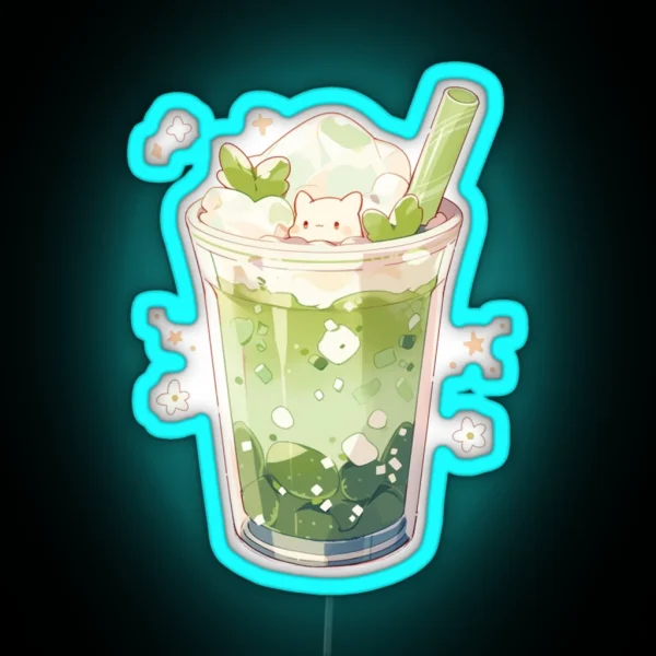 Matcha Latte RGB Neon Sign