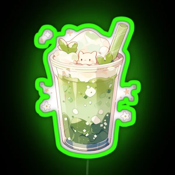 Matcha Latte RGB Neon Sign
