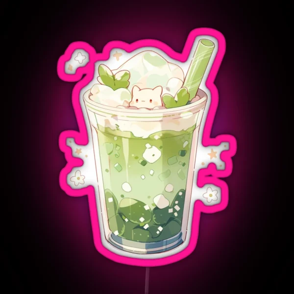 Matcha Latte RGB Neon Sign