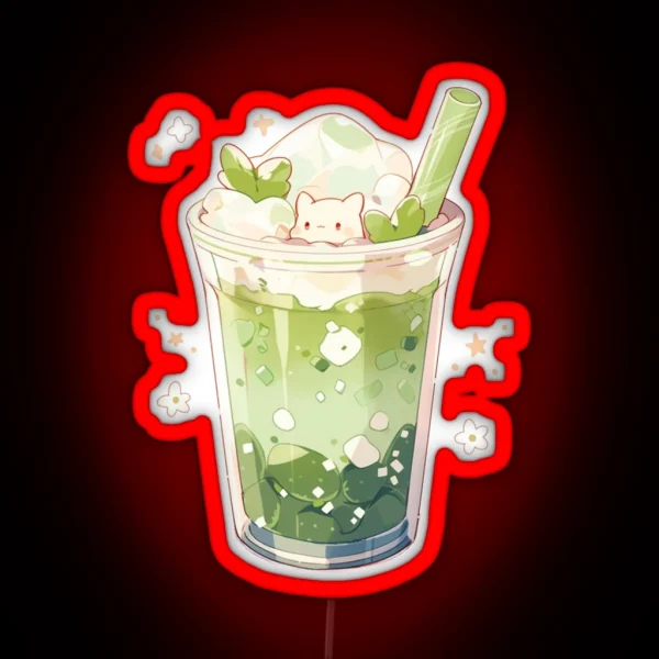 Matcha Latte RGB Neon Sign